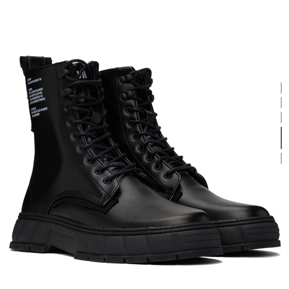 Viron 1992 Black Combat Boots
